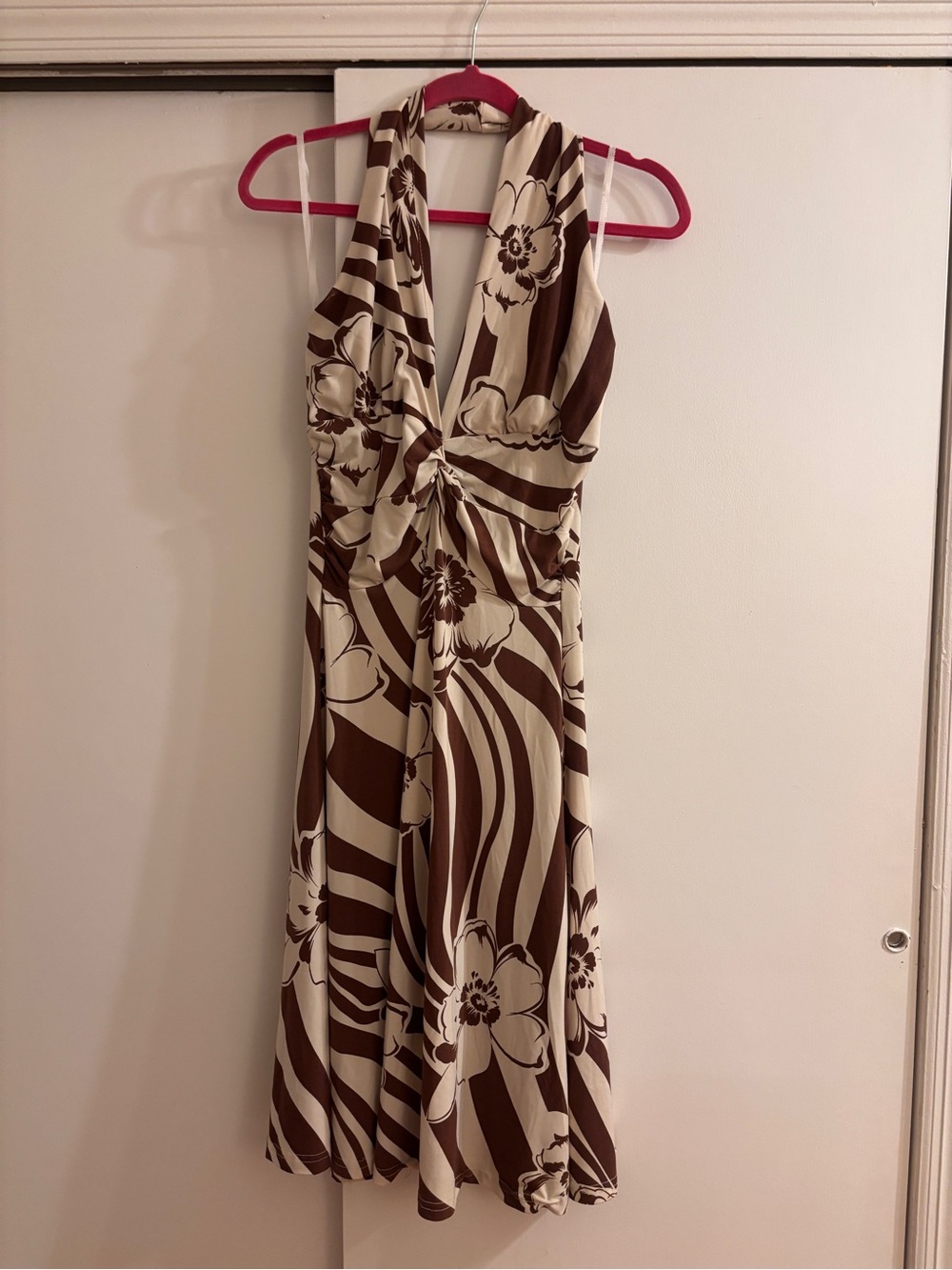 Y2K Halter Midi Dress